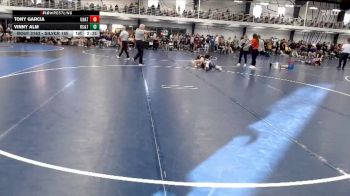 Silver 165 lbs Cons. Round 3 - Tony Garcia, Unattached vs Vinny Alm, Rochester Community & Tech. College