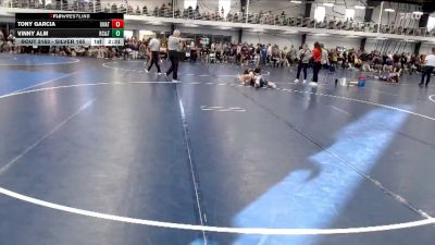 Silver 165 lbs Cons. Round 3 - Tony Garcia, Unattached vs Vinny Alm, Rochester Community & Tech. College