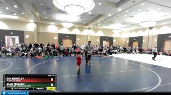 52 lbs Quarterfinal - Jax Huntley, Mountain Ridge vs Jack Nielsen, Bear River Wrestling Club