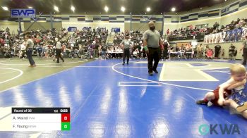 45 lbs Round Of 32 - Amelia Mairel, Perry Wrestling Academy vs Forrest Young, Newkirk Takedown Club