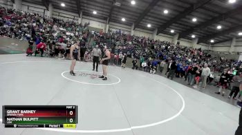 285 lbs Semifinal - Nathan Bulpitt, Lehi vs Grant Barney, Spanish Fork