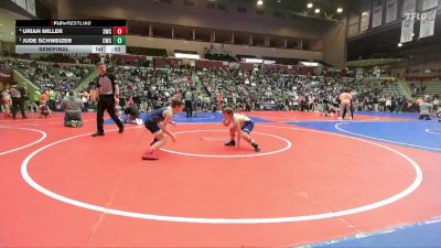 90 lbs Semifinal - Jude Schweizer, Conway Wrestling Club vs Uriah Miller, Saints Wrestling Club