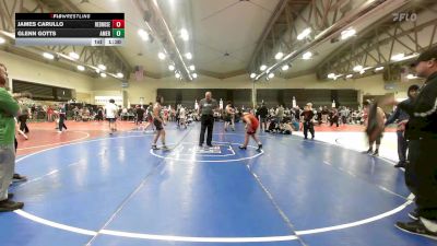 131 lbs Quarterfinal - James Carullo, RedNose MS vs Glenn Gotts, American MMAW MS