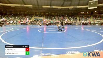 52 lbs Semifinal - Kaysen Peters, Dark Cloud Wrestling Club vs Liam Woodring, Morrison Takedown Club