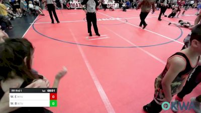 61 lbs Quarterfinal - Dax Walden, Morrison Takedown Club vs Cash Barbosa, Cowboy Wrestling Club