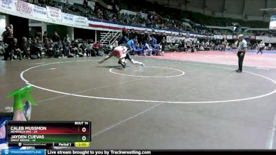 285 lbs Semifinals (16 Team) - Jayden Cuevas, Great Bridge vs Caleb Mussmon, Hempfield (PA)