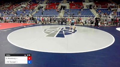 150 lbs Rnd Of 64 - Gil Mossburg, WA vs Mitchell Younger, OH