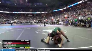 Cons. Round 1 - Kyra Skiles, Ogallala Girls vs Hasley Salgado, Schuyler Girls