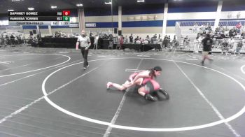 101 lbs Quarterfinal - Daphney Gomez, Valiant College Prep vs Vanessa Torres, Victory Wrestling-Central WA
