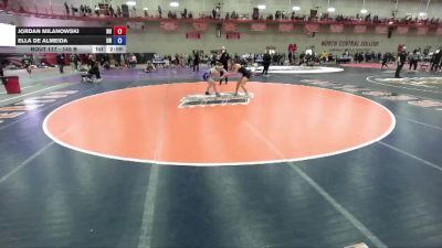 145 B Champ. Round 1 - Jordan Milanowski, Davenport University vs Ella De Almeida, Unattached