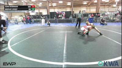 55 lbs Quarterfinal - Zane Robinson, Cabot Wrestling Club vs Bentley Story, Shelton Wrestling Academy