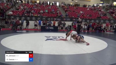 51 kg Cons 16 #2 - Mac Johnson, North Carolina vs Eric Casula, Oklahoma
