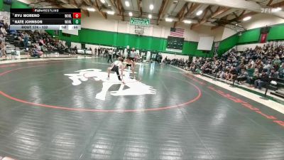 132 lbs Cons. Semi - Nate Johnson, Worland vs Ryu Moreno, Worland