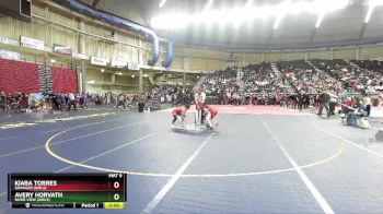 Girls 100 lbs Champ. Round 2 - Kiara Torres, Granger (Girls) vs Avery Horvath, River View (Girls)