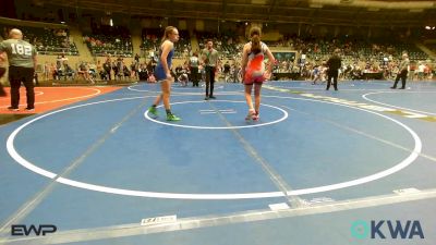 135 lbs Rr Rnd 3 - HollyJo Fansler, Verdigris Youth Wrestling vs Adalynn Parsley, Glenpool Warriors