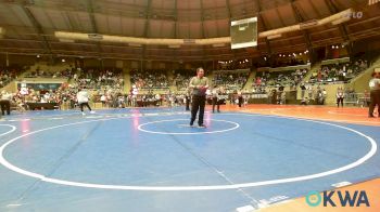 46 lbs Round Of 32 - Samuel Voss, Skiatook Youth Wrestling vs Fernando Cerda, OKC Saints Wrestling