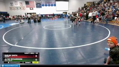 135 lbs Semifinal - Alyse Richardson, Kelly Walsh vs Shelby Smith, Wright