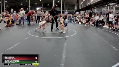 60 lbs Semis (4 Team) - Evan Whitbred, Keystone Krush vs Sal Rizzo, Grit Mat Club