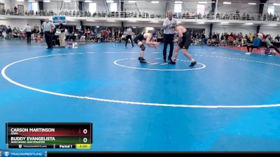 Elite 165 lbs Cons. Round 3 - Buddy Evangelista, Wisconsin-Whitewater vs Carson Martinson, Iowa