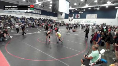 145 lbs Semifinal - Kaylee Romero, Temple vs Savana Turner, Costa Training Center