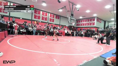 157 lbs Quarterfinal - Larry Butler, McLain vs Asa Levine, Bookert T Washington