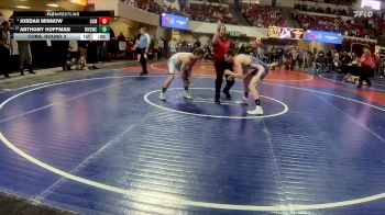 150 lbs Cons. Round 3 - Anthony Hoffman, Mine Yard Dogs Wrestling Club vs Jordan Minnow, Summit Wrestling Club