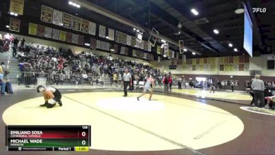 138 lbs Cons. Round 2 - Michael Wade, Monache vs Emiliano Sosa, Catherdral Catholic