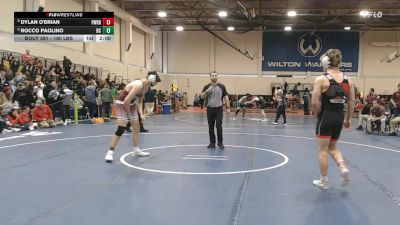 190 lbs Semifinal - Dylan O'Brian, Fairfield Warde vs Rocco Paolino, Bristol Central