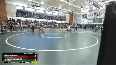 120 lbs Champ. Round 2 - Isaac Torres, St. John Bosco vs Alexander Butler, Villa Park