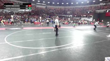150 lbs Quarterfinal - Logen Washuleski, Coleman Youth Wrestling vs Austin Wieczorek, LAW