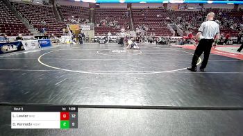 127 lbs Round Of 16 - Liam Lawler, Bishop McDevitt vs David Kennedy, Montoursville