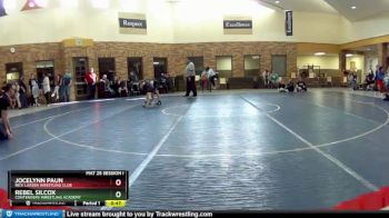 75 lbs Cons. Semi - Rebel Silcox, Contenders Wrestling Academy vs Jocelynn Paun, Rick Larsen Wrestling Club