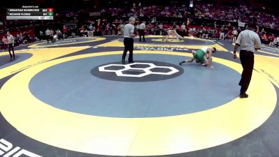 D3-132 lbs Quarterfinal - Richard Flores, Delta vs Sebastian Schmeltzer, Waynedale