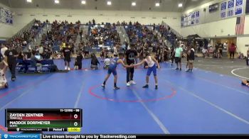 98 lbs Quarterfinal - Maddox Dorfmeyer, OCRTC vs Zayden Zentner, Temecula