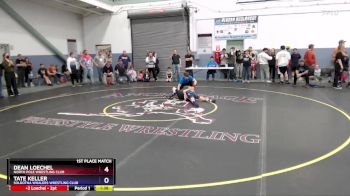 67 lbs 1st Place Match - Dean Loechel, North Pole Wrestling Club vs Tate Keller, Soldotna Whalers Wrestling Club