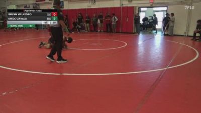 133 lbs Champ. Round 1 - Diego Zavala, Rio Hondo College vs Bryan Villatoro, Santa Ana College