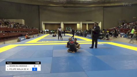 JOSUEL MOREIRA MORAIS vs LUIS FELIPE NINJA DE MORAES PINT 2024 Pan IBJJF Jiu-Jitsu No-Gi Championship
