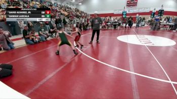 74-83 lbs Round 2 - David Alvarez, Jr., Eaton Reds WC vs Damian LaScala, HRA