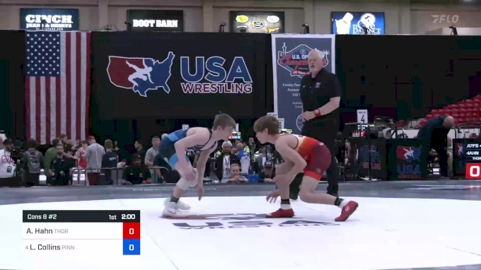 45 kg Cons 8 #2 - Aiden Hahn, Thoroughbred Wrestling Academy (TWA) vs ...