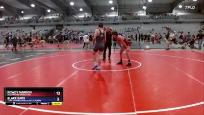 144 lbs Quarterfinal - Blake Eads, Team Hammer Wrestling Academy vs Rowdy Narron, BullTrained Wrestling