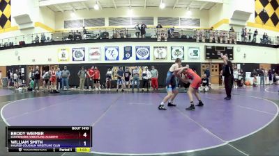 119 lbs Semifinal - Brody Weimer, Contenders Wrestling Academy vs William Smith, Maurer Coughlin Wrestling Club