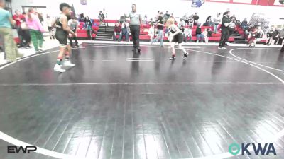 77-83 lbs Quarterfinal - Hayden Williams, Locust Grove Youth Wrestling vs Paxtyn McGilbert, Midwest City Bombers Youth Wrestling Club