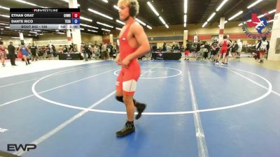 126 lbs Consi Of 8 #1 - Ethan Orat, Cowboy/Cowgirl Wrestling Club vs Dante Rico, Texas