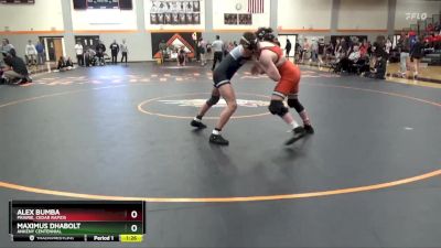 144 lbs Semifinal - Alex Bumba, Prairie, Cedar Rapids vs Maximus Dhabolt, Ankeny Centennial