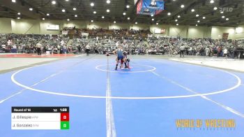 90 lbs Round Of 16 - Jaxon Gillespie, All-Phase Wrestling vs Julian Gonzalez, Shafter Youth Wrestling