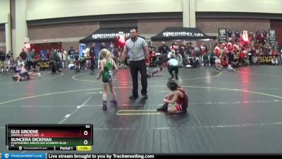 50 lbs Round 2 (4 Team) - Gus Groene, Spatola Wrestling vs Suncera Dickman, Contenders Wrestling Academy Blue