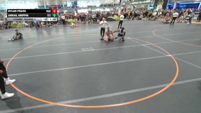 185 lbs Champ. Round 1 - Arkail Griffin, Beat The Streets-Chicago vs Dylan Frass, Pursuit Wrestling