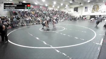 165 lbs Champ. Round 2 - Luke Chavez, Rosemead vs Wyatt Clayton, Lancaster