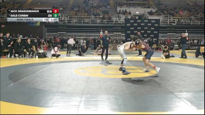 138 lbs Semifinal - Jack Dragoumanos, Belmont Hill School vs Dale Corbin, Wyoming Seminary
