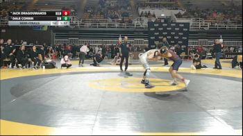 138 lbs Semifinal - Jack Dragoumanos, Belmont Hill School vs Dale Corbin, Wyoming Seminary